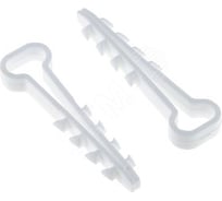Дюбель-хомут для плоского кабеля EKF белый, PROxima, 100 шт. plc-cd1-5x10w