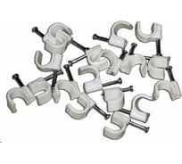 Крепежная скоба EKF 6 мм, круглая, PROxima, 50 шт. plcn-sr-6