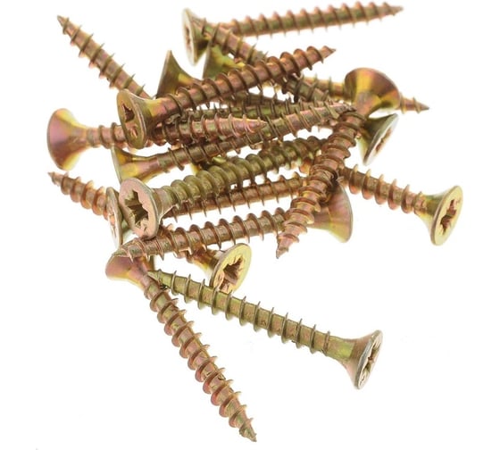 Универсальный саморез по дереву Dr. Bronz 3x25 мм, желтый цинк Pozi, 500 шт. 325500 1