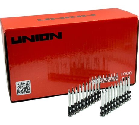 Гвозди по бетону UNION UT-GPS 3,05x38 для монтажного пистолета, 1000 шт. 4631171072792