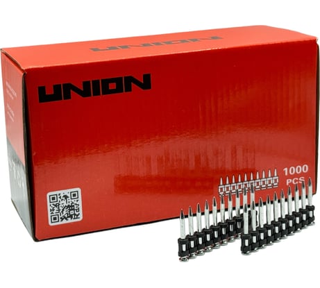 Гвозди по бетону усиленные UNION UT-GPS 2,7x32 для монтажного пистолета, 1000 шт. 4631171072754