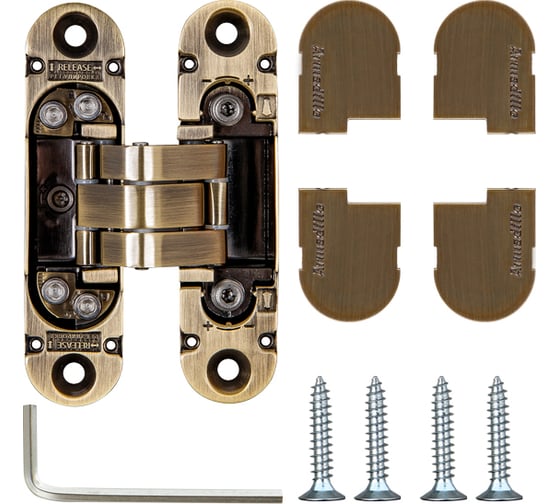 Петля скрытой установки с 3D-регулировкой ARMADILLO 9540UN3D AB Бронза 38659