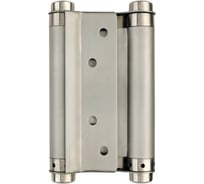 Двусторонняя пружинная петля ARMADILLO DAS SS 201-4" 100х70х1.5 SN Мат. никель 15214