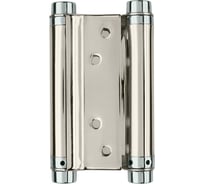 Двусторонняя пружинная петля ARMADILLO DAS SS 201-4" 100х70х1.5 CP Хром 15212