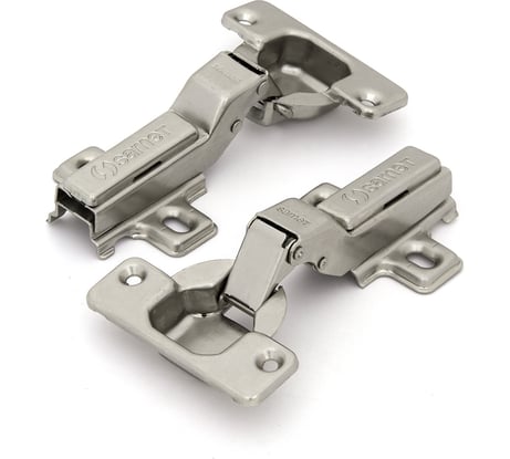 Петля SAMET STAR, изгиб 9 mm, 48AX, Ni, 2 шт. СТ-00001295