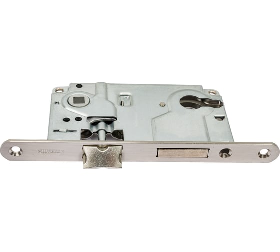 Межкомнатный замок под цилиндр ARMADILLO LH 25-50 SN BOX ригель+защёлка матовый никель 28393