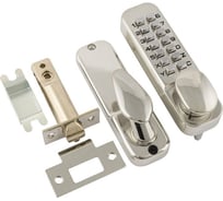 Кодовый замок с фиксатором НОРА-М 231 хром 7329