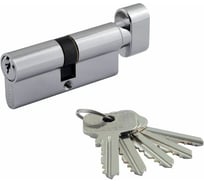 Цилиндровый механизм НОРА-М ЕСО Z ЛВ-70 35-35 хром 15418