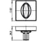 Поворотная ручка ARMADILLO WC-BOLT BK6/USQ SN-3 Матовый никель 34331 2