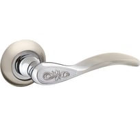 Раздельная ручка Fuaro ARIA RM SN/CP-3 матовый никель/хром 33039