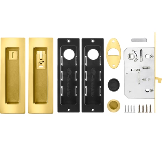 Набор для раздвижных дверей ARMADILLO SH011 URB GOLD-24 Золото 24К 35777