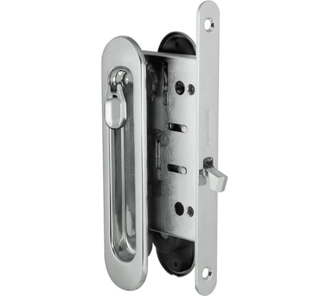 Набор для раздвижных дверей ARMADILLO SH011-BK СP-8 Хром 26677