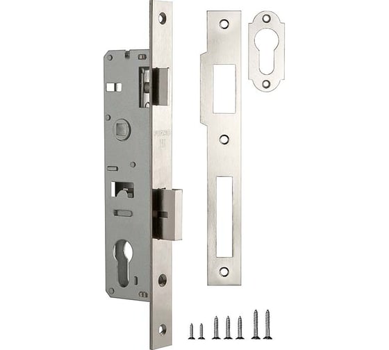 Корпус узкопрофильного замка с защелкой Fuaro 153-30/85 CP хром 27537