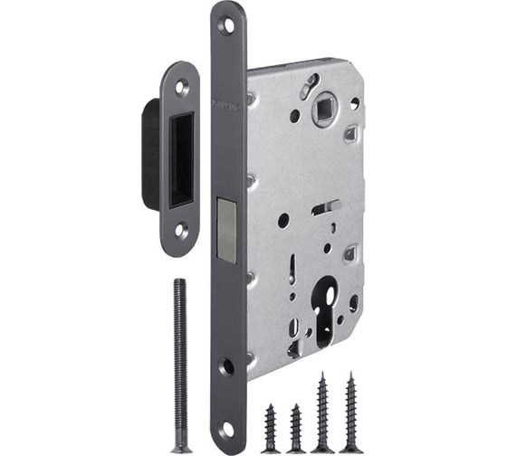 Межкомнатный замок под цилиндр Fuaro MAGNET M85C-50 GR графит 37499 1
