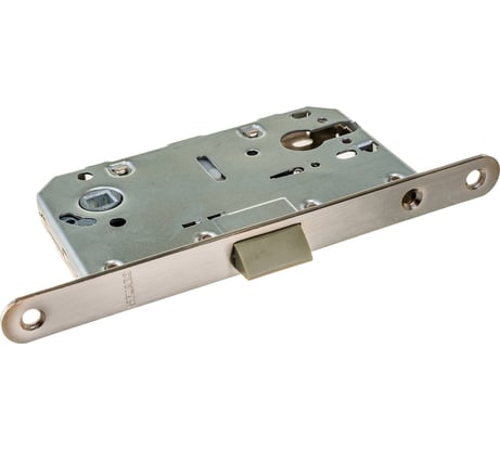 Межкомнатный замок под цилиндр Fuaro PLASTIC P85C-50 SN матовый никель 33631