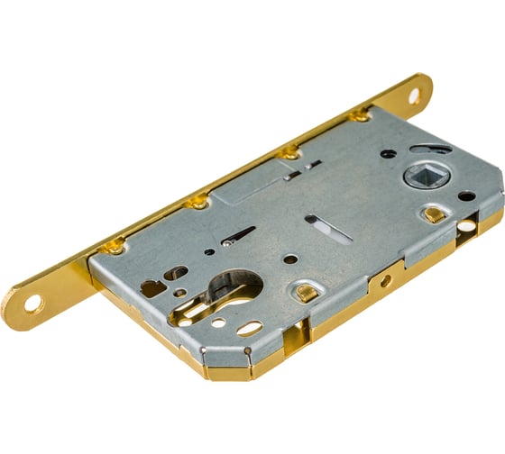 Межкомнатный замок под цилиндр Fuaro PLASTIC P85C-50 SG матовое золото 33629
