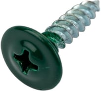 Прессшайба крепежная техника зеленый мох, 4.2х13 мм, RAL 6005 острая, 1000 шт. 1000030 БК