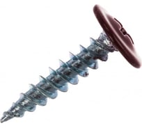 Прессшайба крепежная техника красное вино, 4.2х25 мм, RAL 3005 острая 500 шт. 1000066 БК