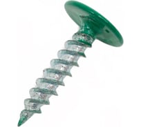 Саморез с прессшайбой Качественный КРЕПЕЖ зеленая мята, 4.2х19 RAL 6029, острый, 220 шт. 0200288 КЧ