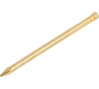 Финишные гвозди Качественный КРЕПЕЖ латунированные, 1,6х30 мм, 350 г 0203016 КЧ