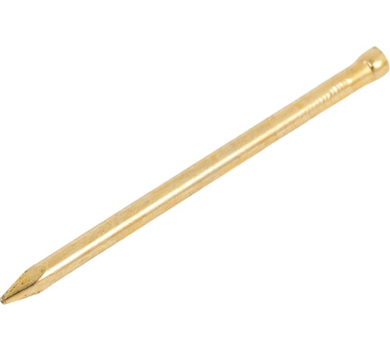 Финишные гвозди Качественный КРЕПЕЖ латунированные, 1,6х30 мм, 350 г 0203016 КЧ 1