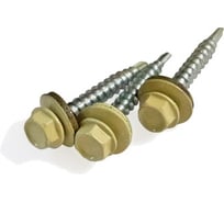 Кровельный саморез Качественный КРЕПЕЖ слоновая кость, 5.5х25 мм, RAL 1014, 50 шт. 0200165 КЧ