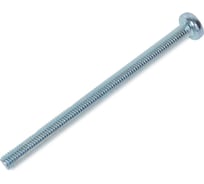 Винт с полуцилиндрической головкой крепежная техника DIN 7985 6x90 мм, цинк, 80 шт. 495136