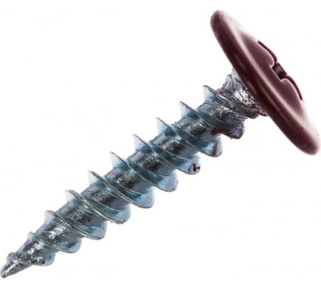 Прессшайба крепежная техника красное вино, 4.2х19 мм, RAL 3005 острая, 1000 шт. 1000064 БК