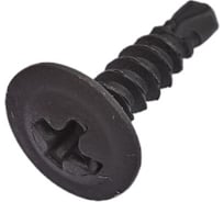 Саморез с прессшайбой Качественный КРЕПЕЖ 4.2х16, сверло, черная 250шт. 0200440 КЧ