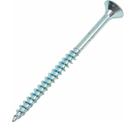 Шуруп крепежная техника белый цинк, 6х130 мм, 50 БК, 50 шт. 431570 БК