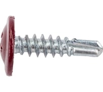 Прессшайба крепежная техника красное вино, 4.2х19 мм, RAL 3005 сверло, 1000 шт. 1000194 БК