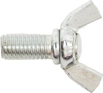 Барашковый винт крепежная техника DIN 316 10x20 мм, класс прочности 4.6, цинк,50 шт. 497338 БК
