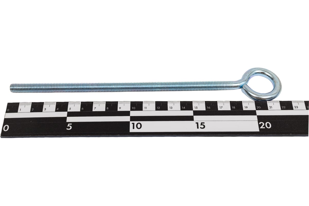 Винт-кольцо с метрической резьбой крепежная техника 8x180 мм, цинк, 10 ...