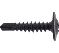 Саморез с прессшайбой Качественный КРЕПЕЖ 4.2х19, сверло, черная 220 шт. 0200442 КЧ