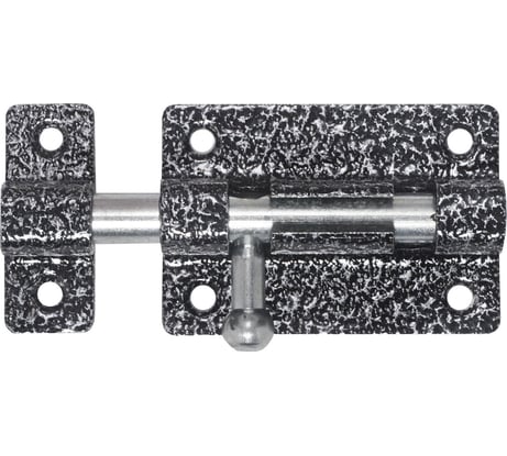 Накладная задвижка Трибатрон ЗН-50 серебряный антик 88384