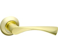 Раздельная ручка Fuaro CLASSIC AR SG/GP-4 матовое золото/золото, квадрат 8x140 мм 28249