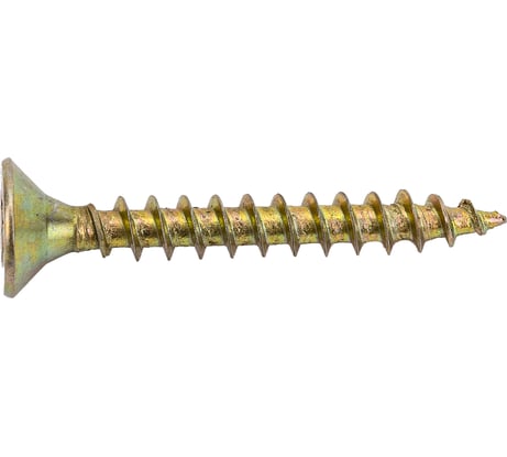 Универсальные шурупы Профикреп жёлтый цинк 4,0х30 200 шт 111212