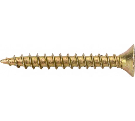 Универсальные шурупы Профикреп жёлтый цинк 3,0х25 200 шт 111207