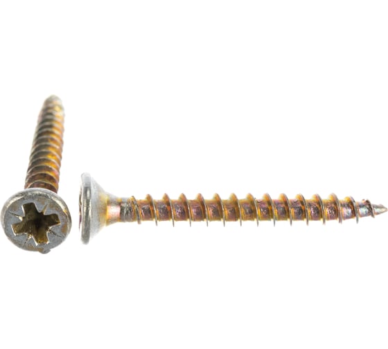 Универсальные шурупы МТК жёлтый цинк 1 кг, 3,5x30 113227 1