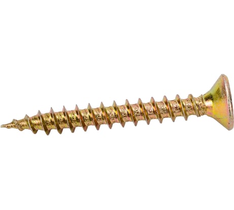 Универсальные шурупы Профикреп жёлтый цинк 5,0х40 100 шт 111215
