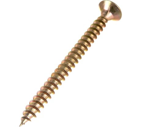 Универсальные шурупы Профикреп жёлтый цинк 5,0х60 75 шт 111217