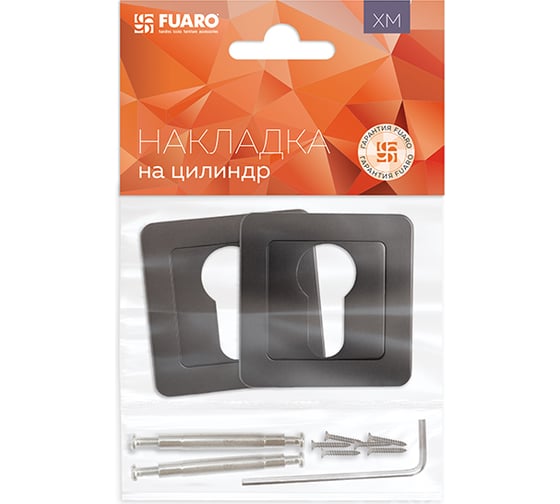 Накладка под цилиндр Fuaro ET XM BL-24 черный 40069