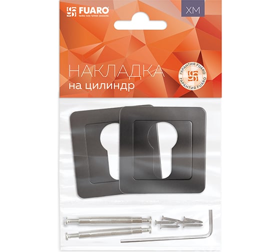 Накладка под цилиндр Fuaro ET XM GR-23 графит 40071
