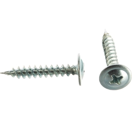 Саморезы с полусферической головкой и острием Профикреп цинк пакет, 4,2х25 12 шт 111730