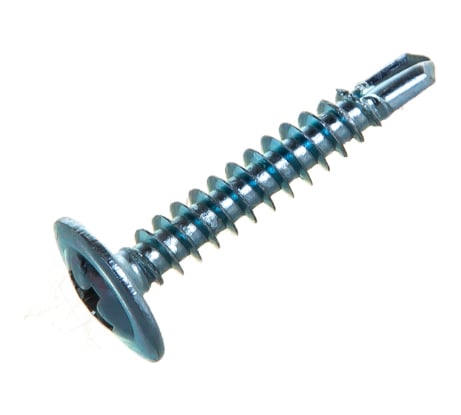 Саморезы с полусферической головкой и сверлом Профикреп цинк, 4,2х25 200 шт 2003906225