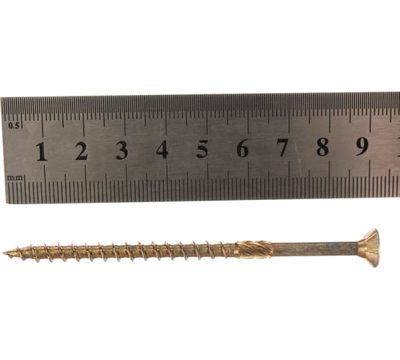 Саморез для дерева с фрезой INFIX потайн. 5х90 ЦЖ, TX 20, 200 шт. 51306