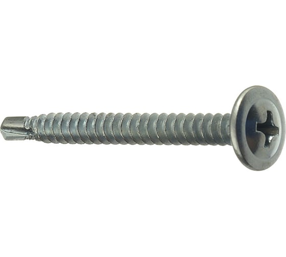 Саморезы с полусферической головкой и сверлом МТК цинк, 4,2х38 400 шт 649904226 1