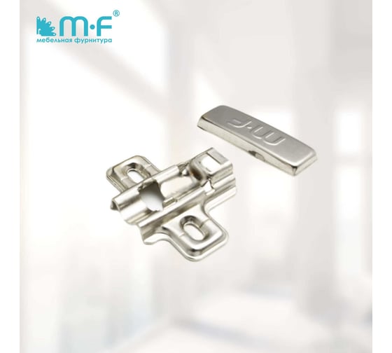 Петля MF Prima, Clip-on накладная с доводчиком, мягкий ход 10300v