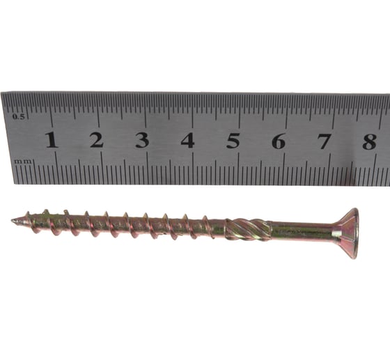 Конструкционный саморез INFIX потайн. 6х80 ЦЖ, TX 30, 100 шт. 51277
