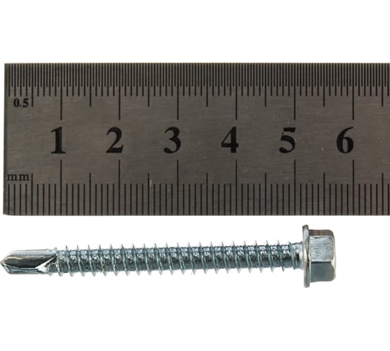 Саморез ЦКИ DIN7504-K 5.5х50 сверлоконечный Ц 500 шт. 1666